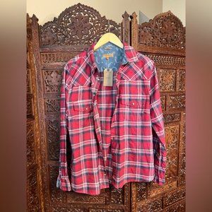 JACHS Girlfriend Bea NWT Snap/button up western print